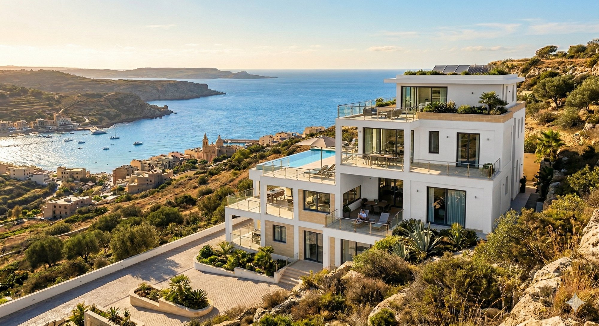 Finished luxury villa Malta — Verified Projects completed fit-out